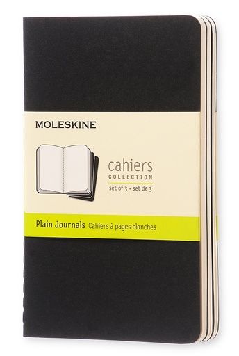 [0014003] CUADERNOS MOLESKINE 0014003 3 PLAIN CAHIER JOURNALS NEGRO