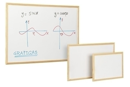 [502-2] PIZARRA FAIBO 502-2 BLANCA 40x60 cm.  ECONOMICA MARCO PINO 