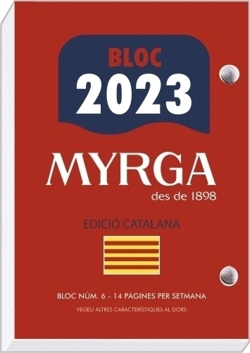 [1106-CAT (26)] TACO MYRGA 1106-CAT (26) MYRGA 8,3x12 Nº 6 CATALAN