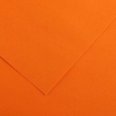 HOJA CANSON 200040158 21X29,7 GUARRO CART IRIS 185G NARANJA