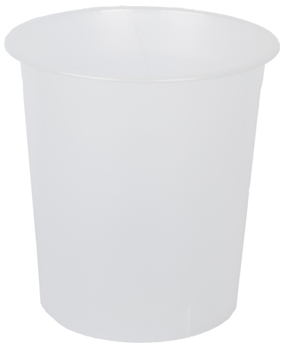 [2001CSTL] PAPELERA PLASTICO 2001CSTL CERRADA 16 LITROS TRASLUCIDO CRISTAL