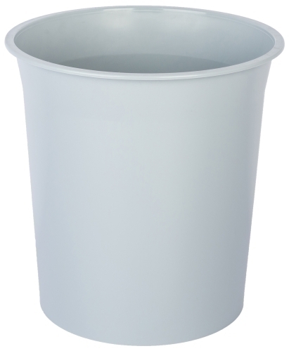 [2001GS] PAPELERA PLASTICO 2001GS CERRADA 16 LITROS GRIS