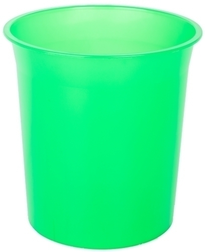 [2001VETL] PAPELERA PLASTICO 2001VETL CERRADA 16 LITROS TRASLUCIDO VERDE