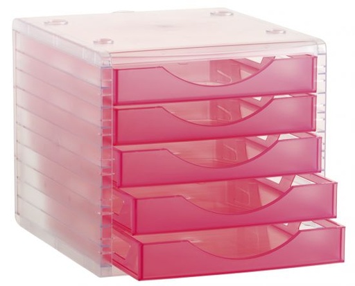 [4005FCTL] MODULO  ARCHIVO 2000 949901  5 CAJ TRANS FUCSIA 4005
