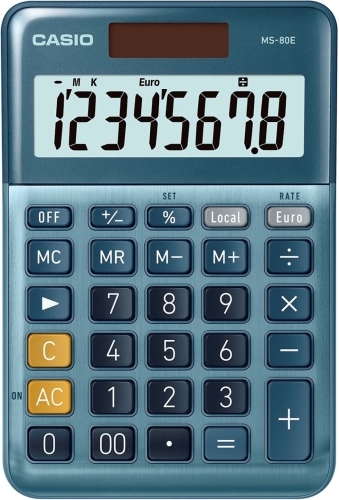 [MS-80E] CALCULADORA CASIO MS-80E SOBREMESA 8 DIGITOS
