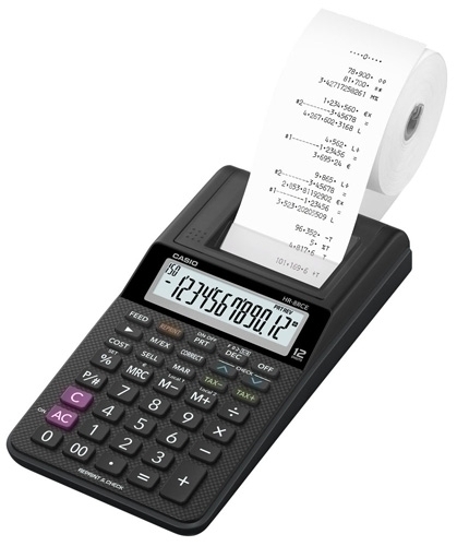 [HR-8RCE] CALCULADORA  IMPRESORAS CASIO 937222  12 DIG HR-8RCE