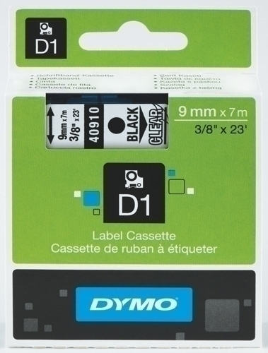 [S0720670] CINTA   DYMO 764176 D1 9MMX7M NG/TR 40910