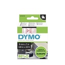 CINTA   DYMO 764206 D1 9MMX7M RO/BL 40915