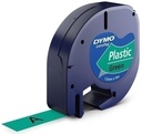 CINTA   DYMO 765058 LETRATAG 12MM NG/VE 91204
