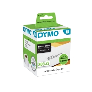 [S0722370] ROLLO  ETIQUETA DYMO 765287  LW 89X28 BL S072370