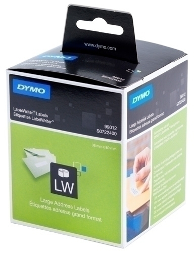 [S0722400] ROLLO  ETIQUETA DYMO 765295 LW 89X36 BL 99012