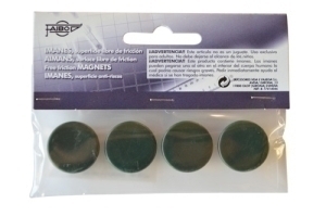 [60-20-04] IMANES FAIBO 60-20-04 REDONDOS 20MM VERDE