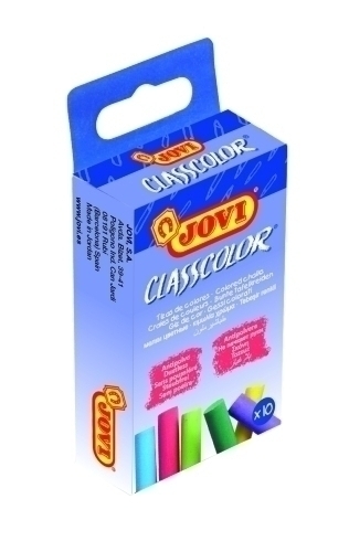 [1020] TIZA JOVI 1020 COLORES ESTUCHE 10 UNIDADES