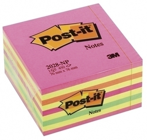 [FT510093204] CUBO  NOTAS POST-IT 710997 76X76 450H ROS NEO 2028NP