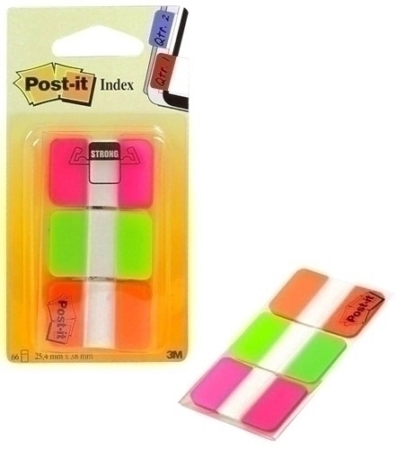 [XA004806304] INDICE RIGIDO POST-IT 799581 MED.ROS+VE+NA 686-PGO
