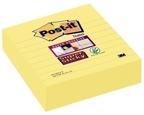 [70005271948] BLOC   POST-IT 948251  SSTICKY YELL 101X101MM 675-SS3-CY-EU