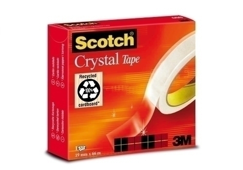 [600/1966] CINTA ADHESIVA SCOTCH 600/1966 CRYSTAL ULTRATRANSPARENTE rollo 66x19