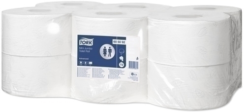 [605092] PAPEL HIGIENICO TORK 605092 INDUSTRIAL MINI JUMBO 2 CAPAS 160 METROS