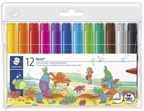 [340 WP12] ESTUCHE STAEDTLER 340 WP12 NORIS CLUB WATERCOLOUR MARKER 340, 12 ROTULADORES COLORES