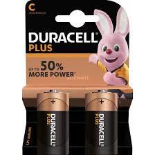 [940280] PILA DURACELL PLUS C BLISTER 2 UN
