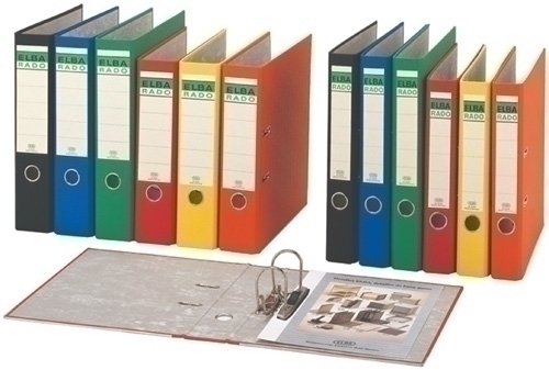 [100022673] ARCHIVADOR ELBA 100022673 PALANCA RADO CHIC Fº ANCHO ROJO 