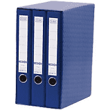 [100580056] ARCHIVADOR ELBA 100580056 3 RADO TOP A4 ESTRECHOS AZUL