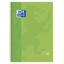 CUADERNO EBOOK 1 OXFORD 100430199 EXTRADURA A4+  80H.5X5 VERDE FLUO 