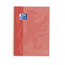 CUADERNO OXFORD 400075554  A4+ 80 H. CUADR. 5X5 90grs.SCHOOL T. EXTRADURA  CORAL
