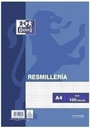 RESMILLERIA OXFORD 100430215 BLANDA A4 100H.4X4 AZUL 