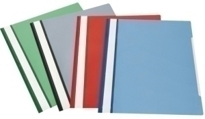 [12606] DOSSIER ESSELTE A4 12606 FASTENER 126.  PVC  AZUL 