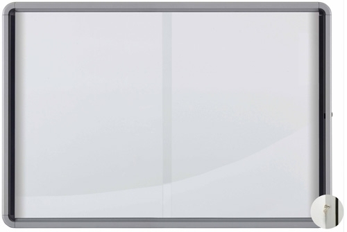 [1902570] VITRINA NOBO 1902570 INTERIOR BLANCA MAGNETICA PARA 12 HOJAS A4