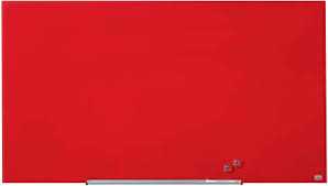 [1905185] PIZARRA NOBO 1905185 DIAMOND MAGNÉTICA CRISTAL ROJO 1260X711 MM ROJO
