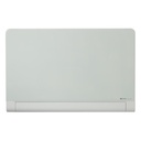 PIZARRA NOBO 1905191 DIAMOND MAGNÉTICA CRISTAL  REDONDEADO 993X559 MM BLANCO