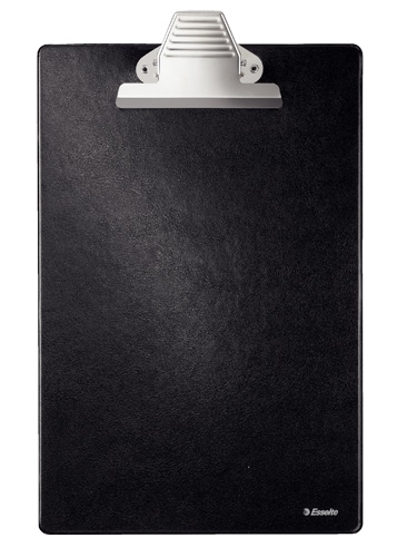 [604037] CARPETA LEITZ 604037 PINZA BASE PLÁSTICO FORRADO  NEGRO