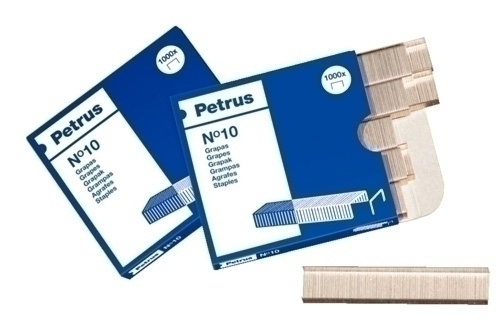 [55706] GRAPAS  PETRUS 55706  Nº10 (X1000) GALVANIZADA