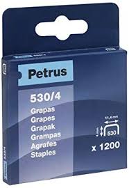 [77512] GRAPAS PETRUS 77512  MOD. 530/4 MM.C, 1200 U. COBREADA