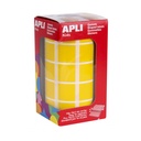 GOMETS APLI 4875 20x20MM CUADRADO AMARILLO 1770UN