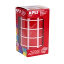 GOMETS APLI 4877 20x20MM CUADRADO ROJO 1770UN