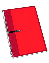 [100430038] CUADERNO ENRI ESPIRAL Fº TAPA DURA 100 H 4x4 C/M