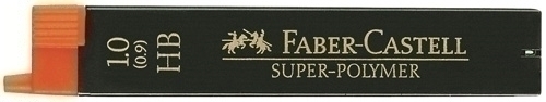 [120900] MINAS FABER-CASTELL 120900 SUPERPOLYMER 1,0 - HB (TUBO de 12)HB 120900