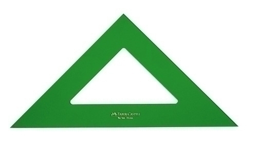 [56625] ESCUADRA FABER CASTELL 56625 25 CENTIMETROS