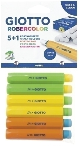 [F692300] PORTA-TIZAS GIOTTO F692300 BLISTER 5 + 1 UDS. COLORES