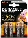 PILAS DURACELL 940279 PLUS AA BLOISTER 4 UNID.