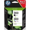 PACK HP 3YM82AE NEGRO-COLOR 303 + 303