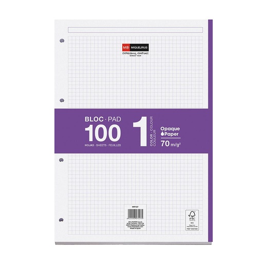 [MR7427] RECAMBIO MR 7427  NB A4 100 F. VIOLETA