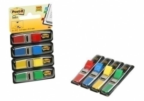 [683-4] INDICE POST-IT 683-4 11,9X43,1 PACK 4 COLORES