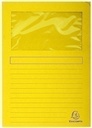 SUBCARPETA EXACOMPTA 50259E FOREVER VENTANA A4 AMARILLO CLARO